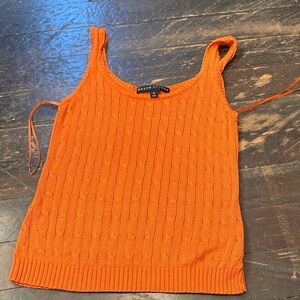 Ralph Lauren Vibrant Orange Knit Camisole